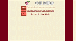 Desktop Screenshot of goodmorals.org