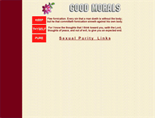 Tablet Screenshot of goodmorals.org